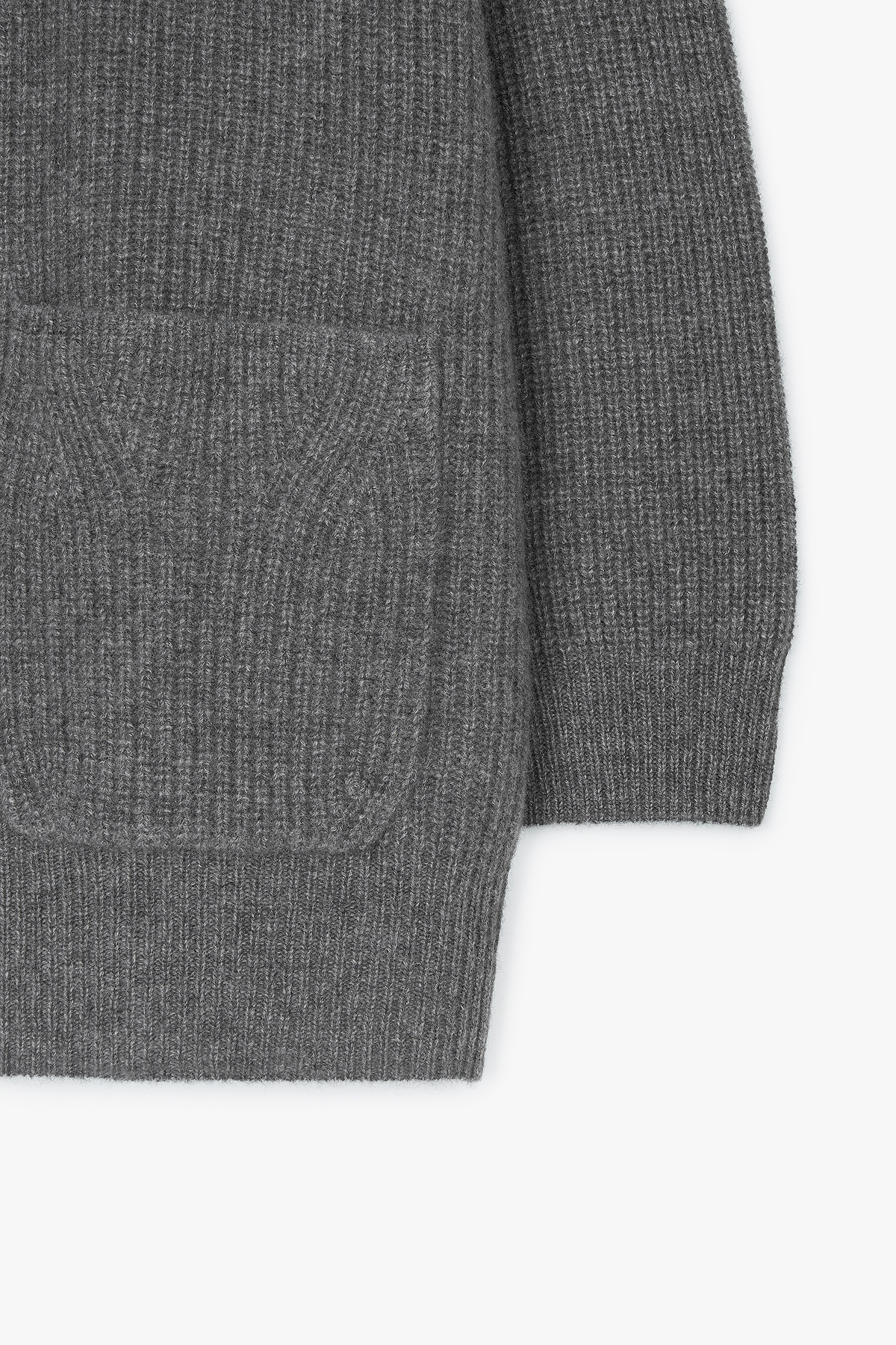 [캐시미어100] 하찌 롱 가디건 STEEL GRAY