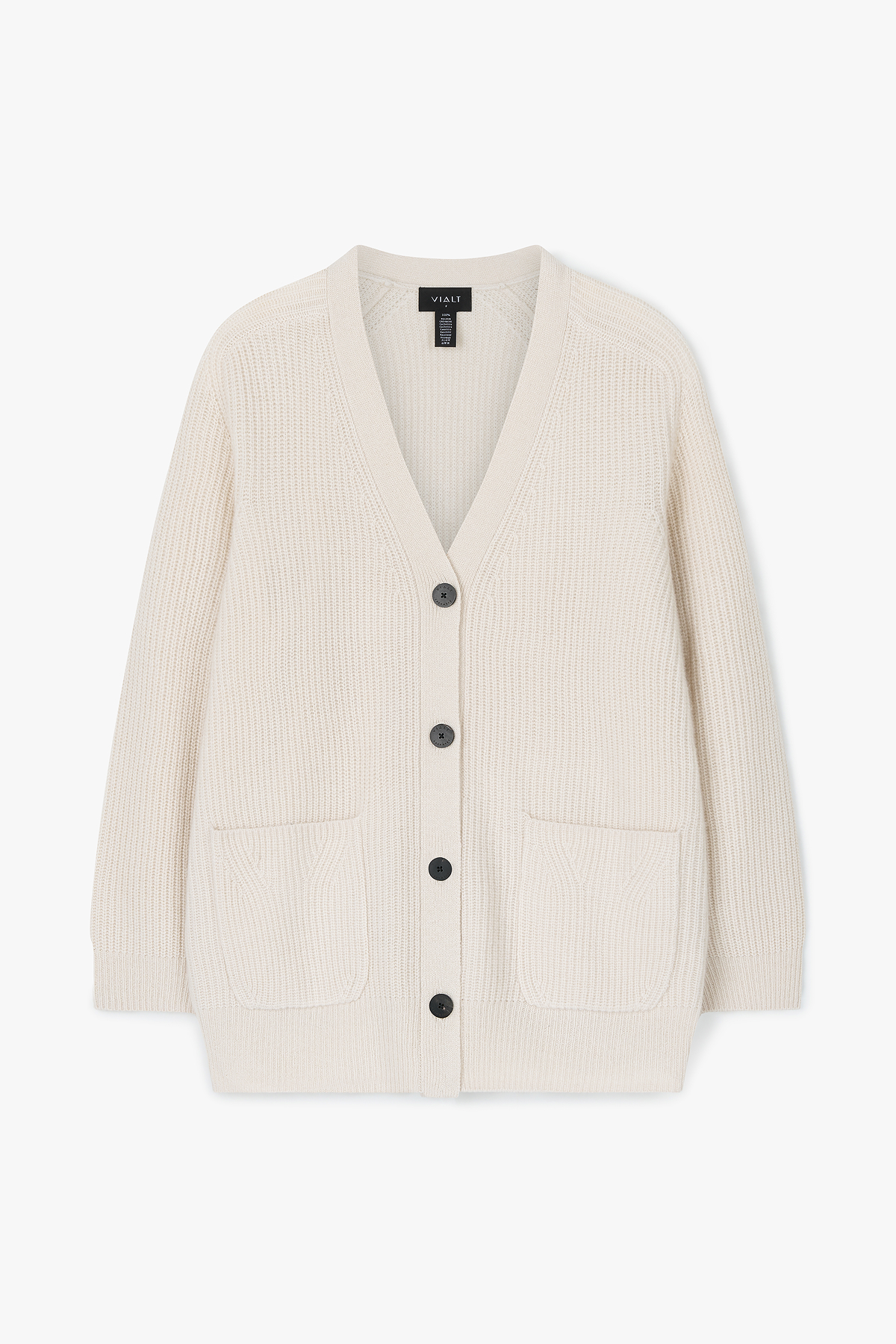 [캐시미어100] 하찌 롱 가디건 NATURAL WHITE