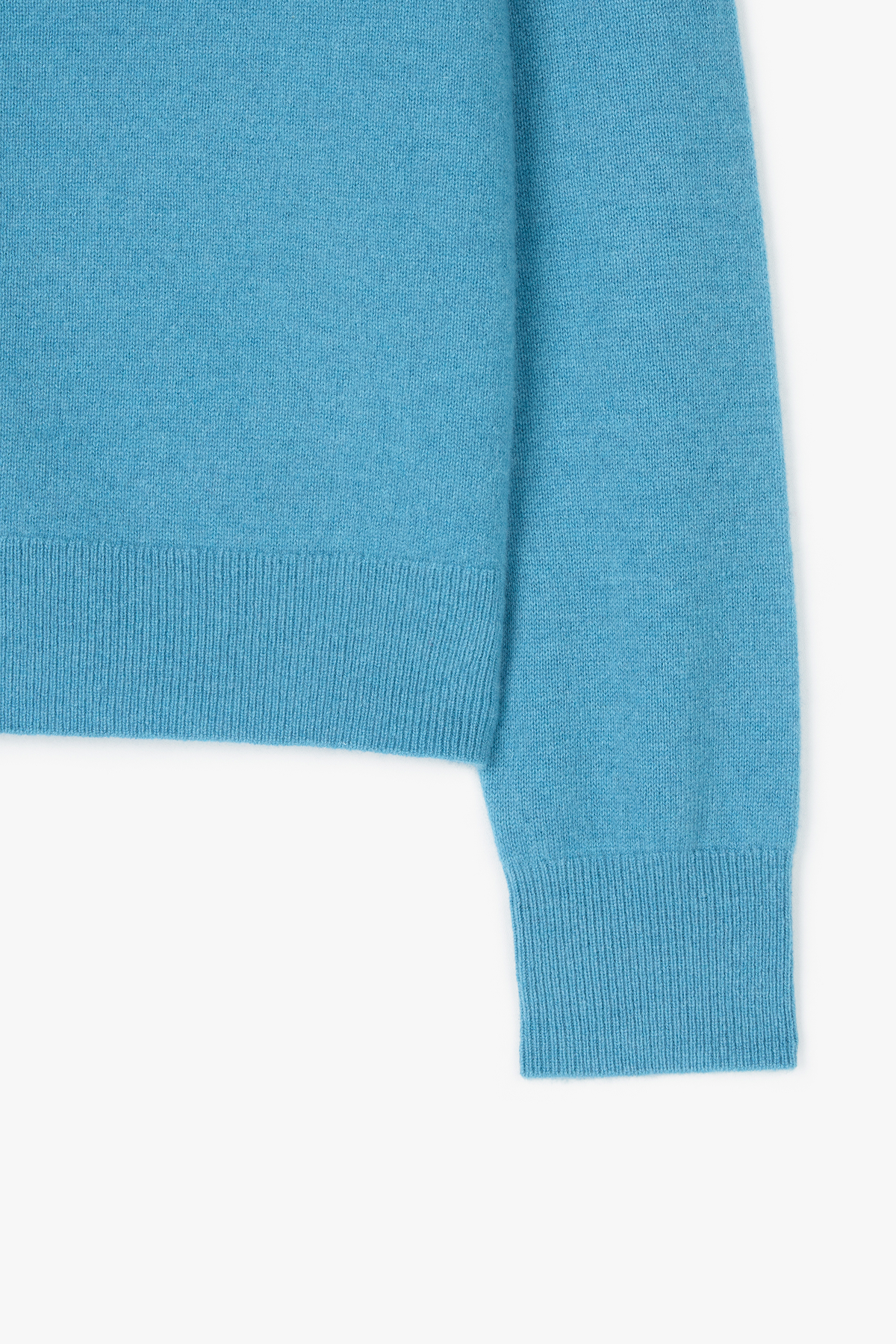 [캐시미어100] 베이직 브이넥 가디건 OCEAN BLUE