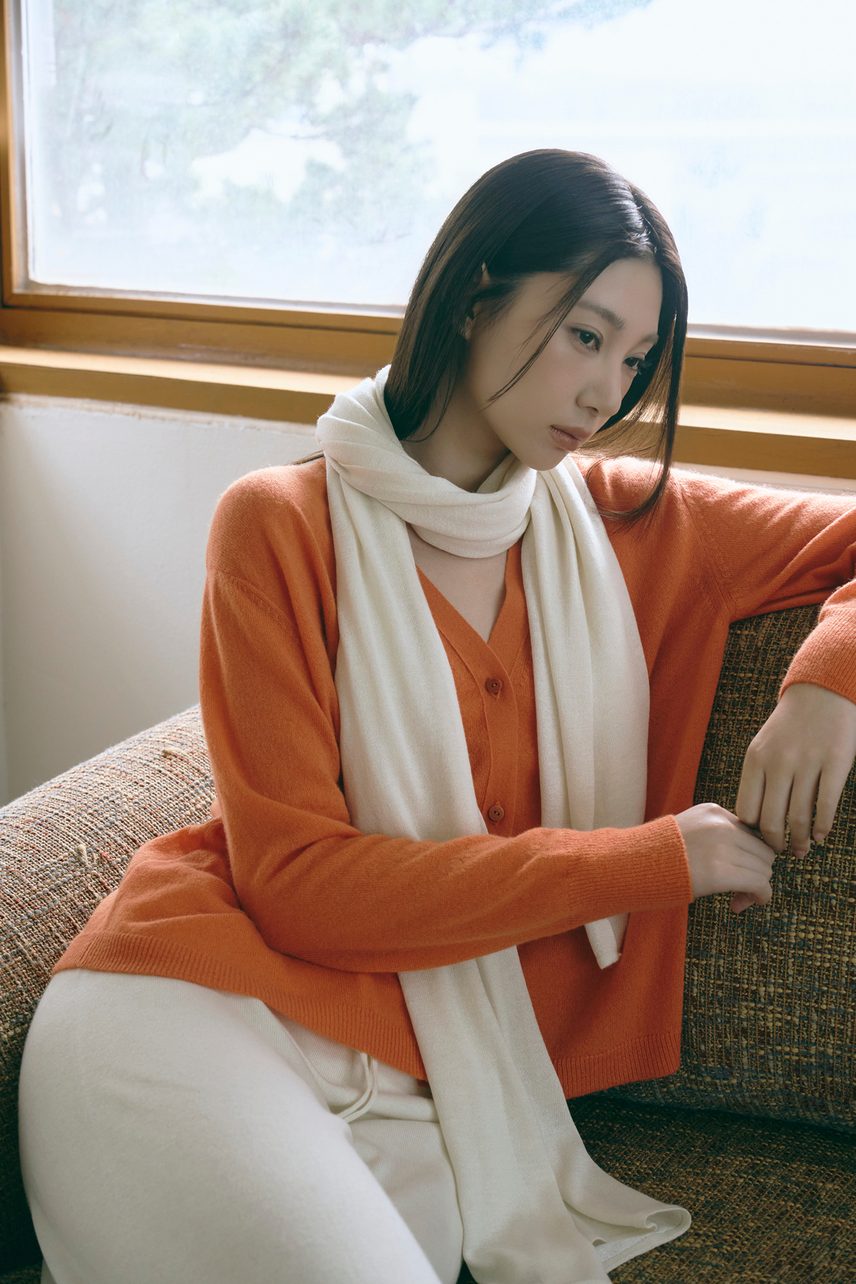 [캐시브리즈] 베이직 머플러 IVORY