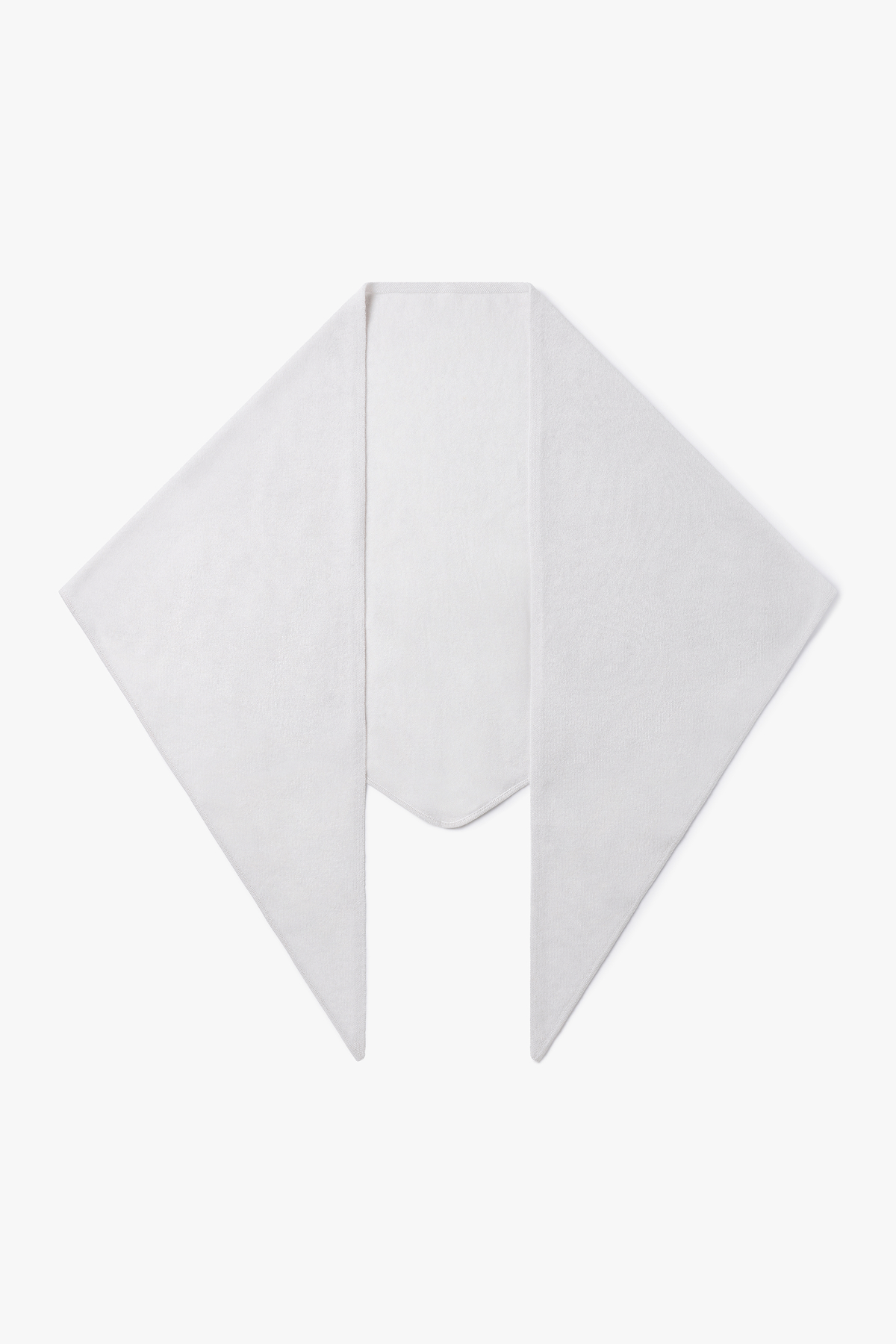 [캐시미어100] 삼각 숄 머플러 LIGHT MELANGE GRAY