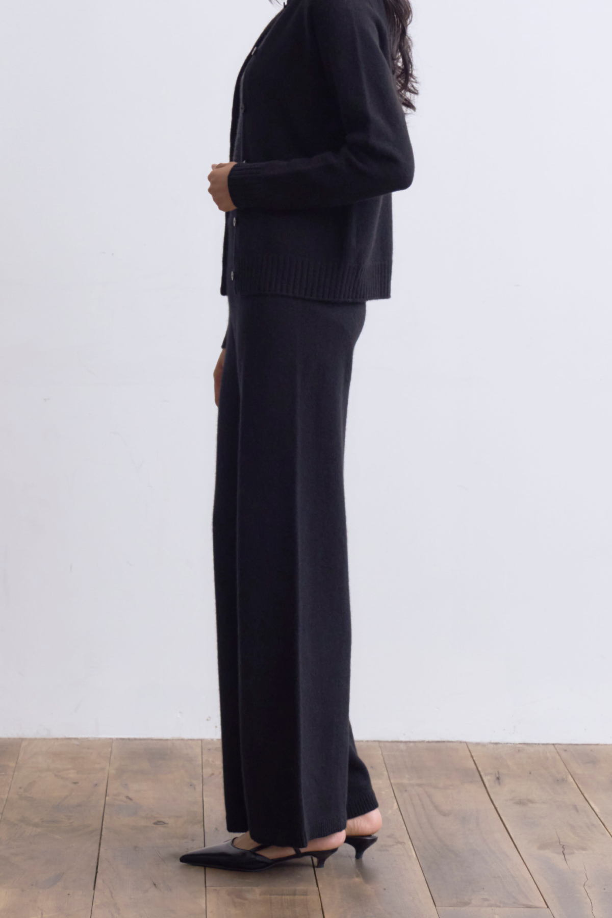 [캐시미어100] 라운지 팬츠 BLACK