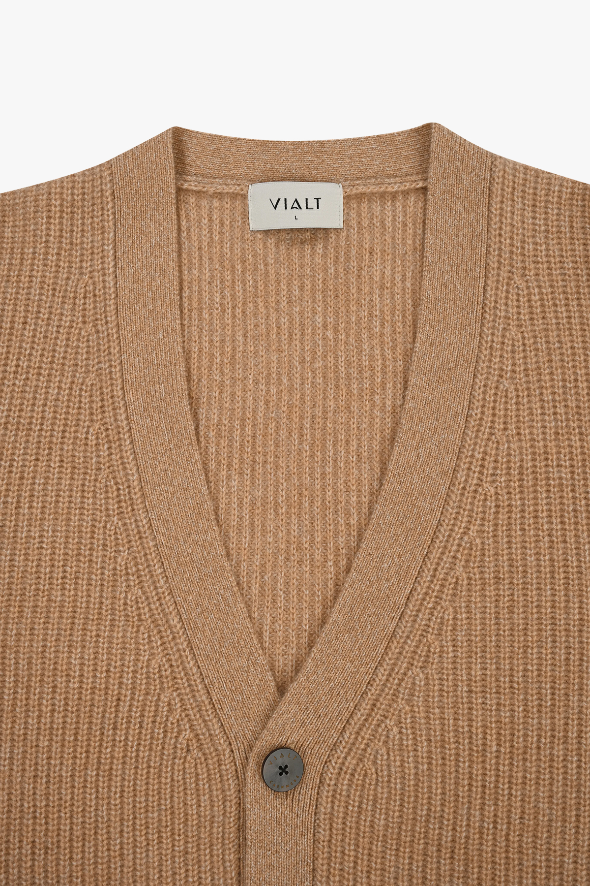 [캐시미어100] 하찌 가디건 CAMEL BEIGE