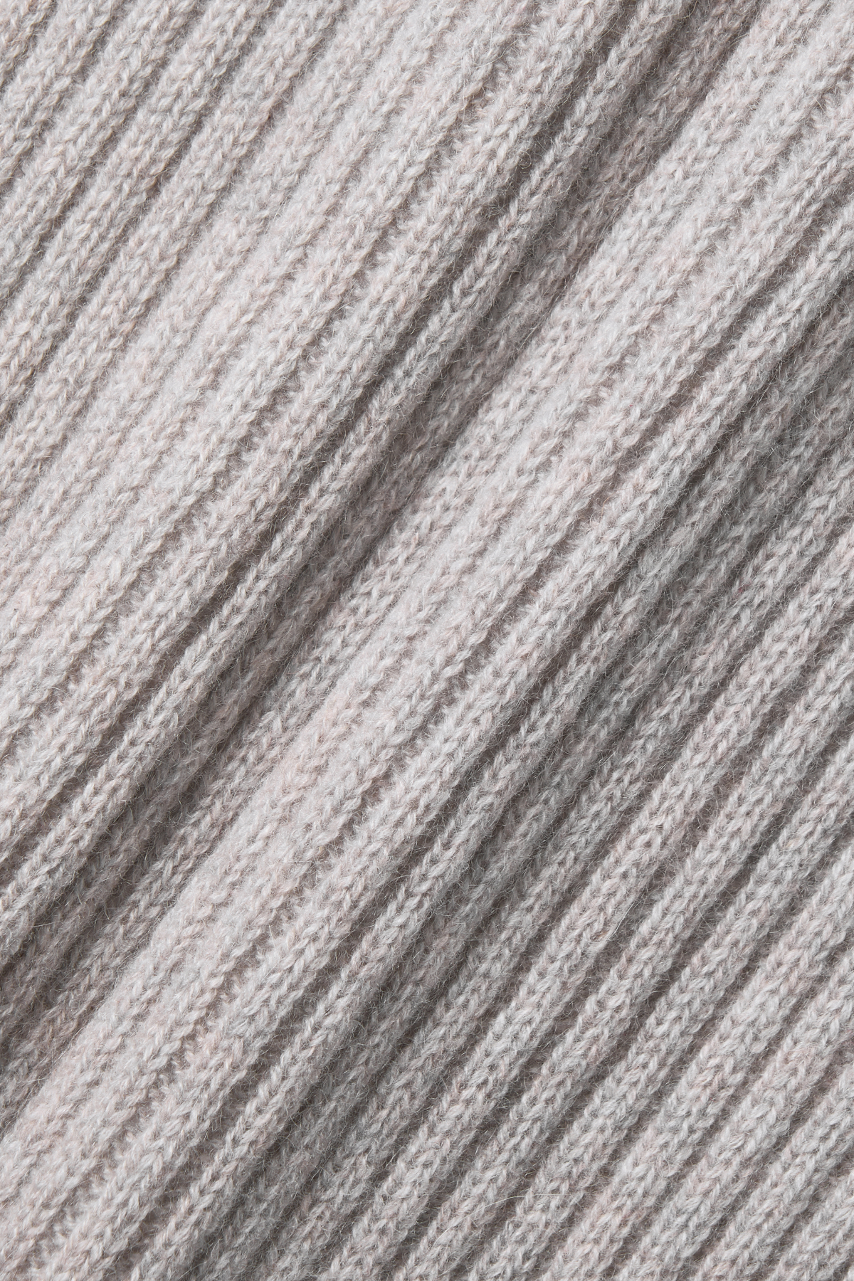 [캐시미어100] 베이직 립 머플러 MELANGE GRAY