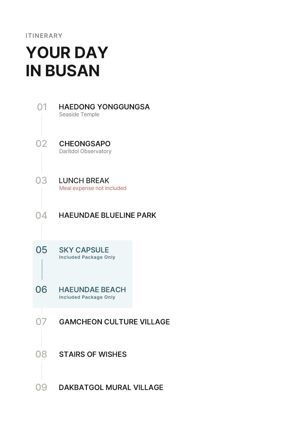 Busan Sky Capsule Small-Group Day Tour