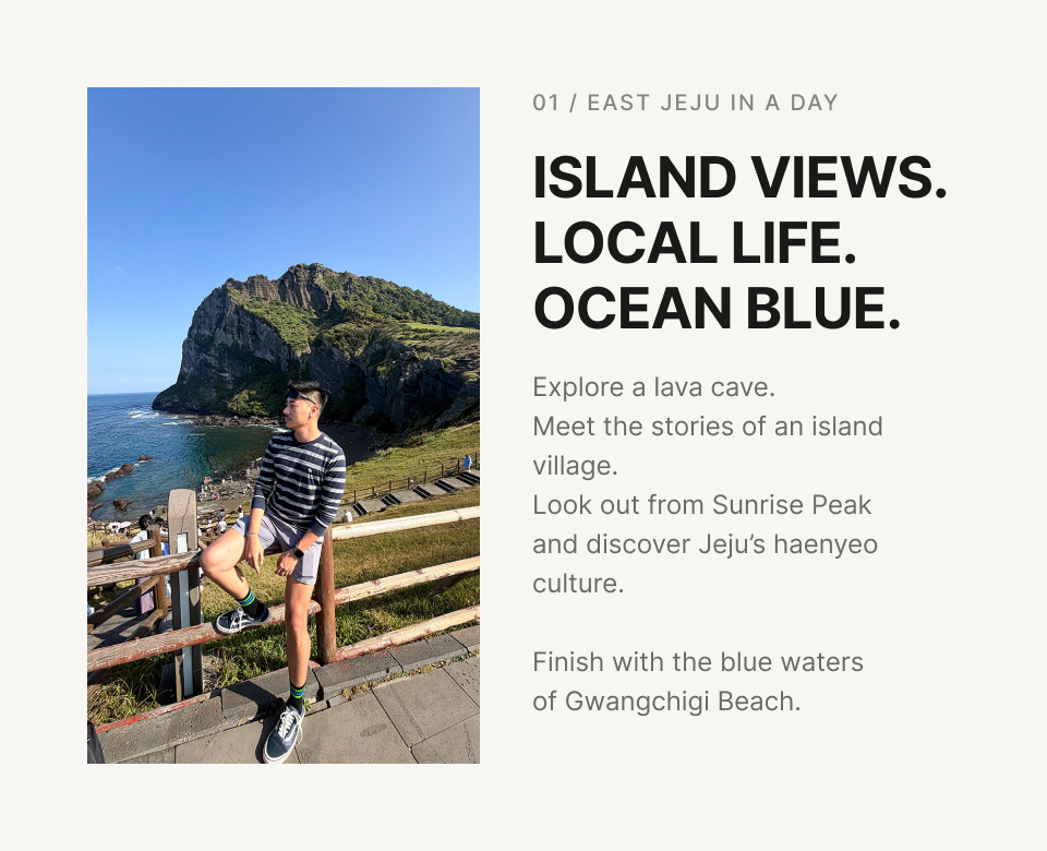 Jeju Eastern Join in Day Tour