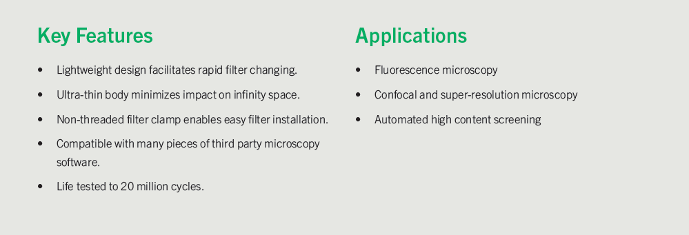 Prior Scientific 필터 휠 자동화 현미경 분석 시스템