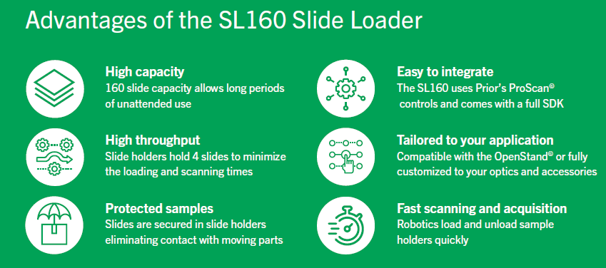 생명과학 연구 효율을 높이는 Prior SL160 자동 슬라이드 로더
