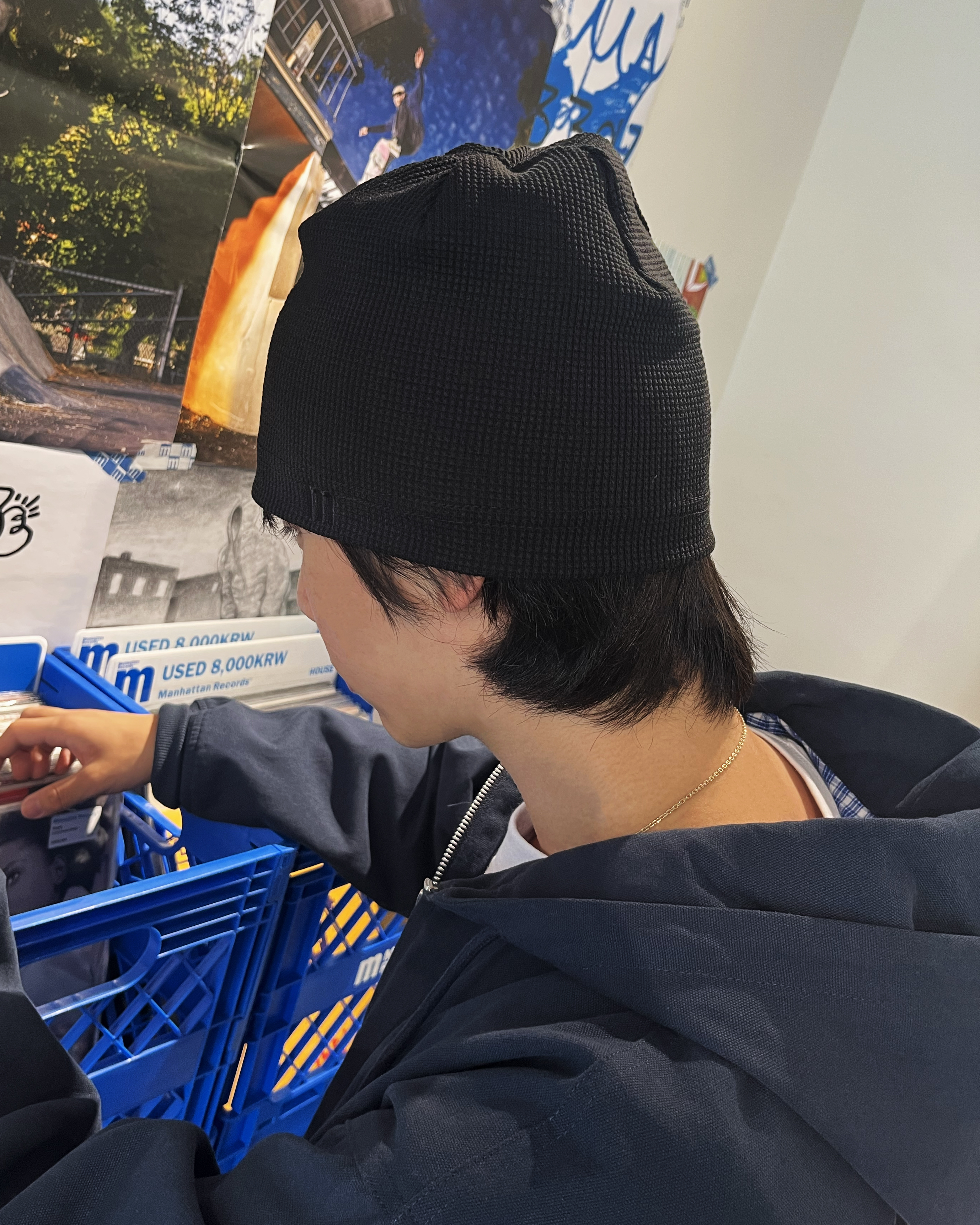 [9월10일 예약배송] MR Waffle Beanie - Black