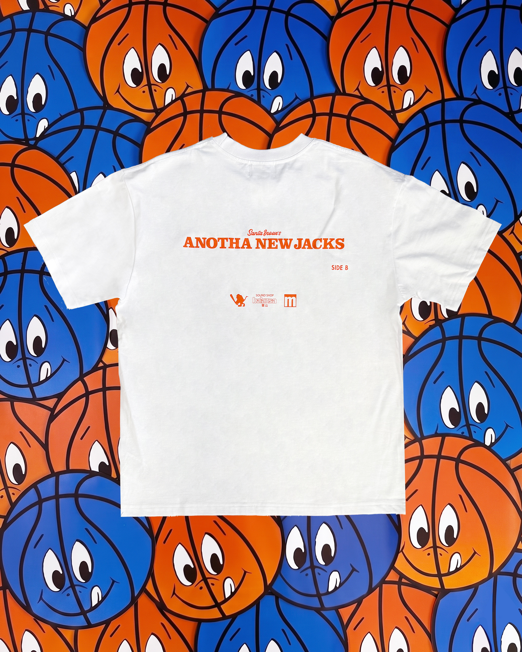 MR x Santa x Balansa Side B Tee - White