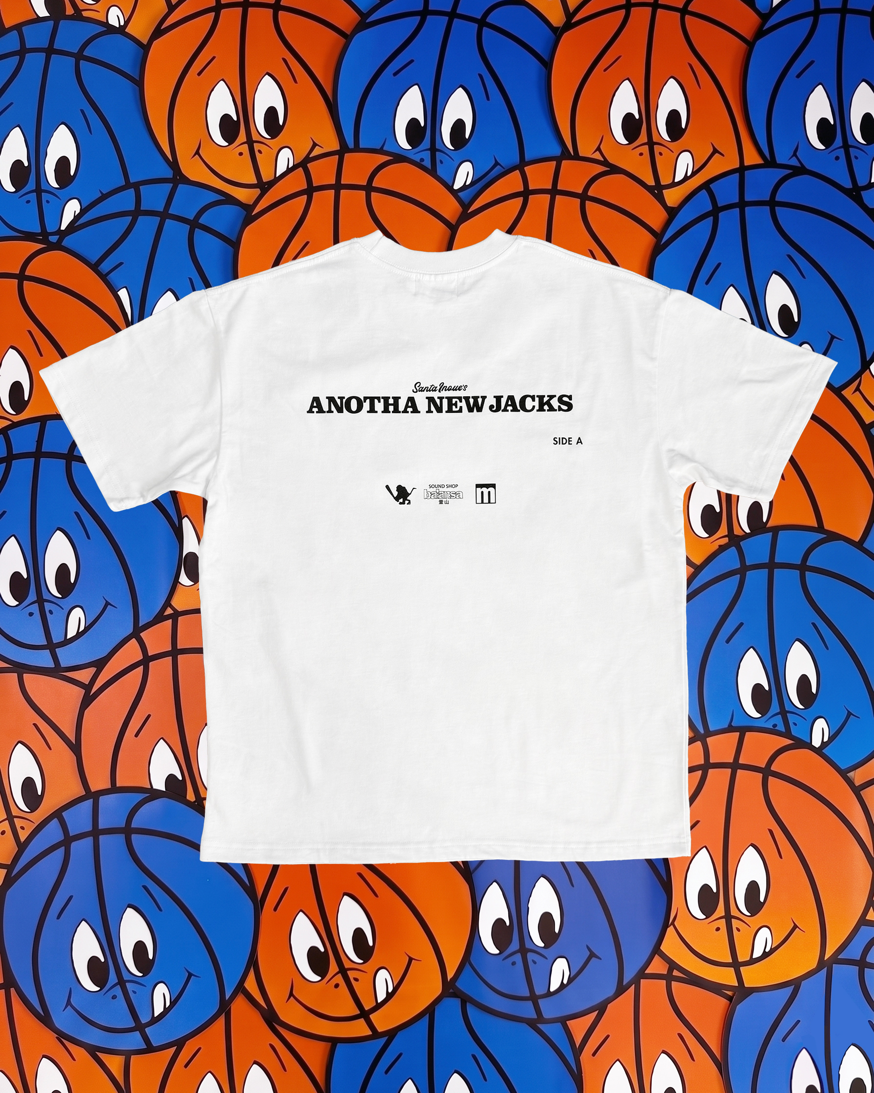MR x Santa x Balansa Side A Tee - White