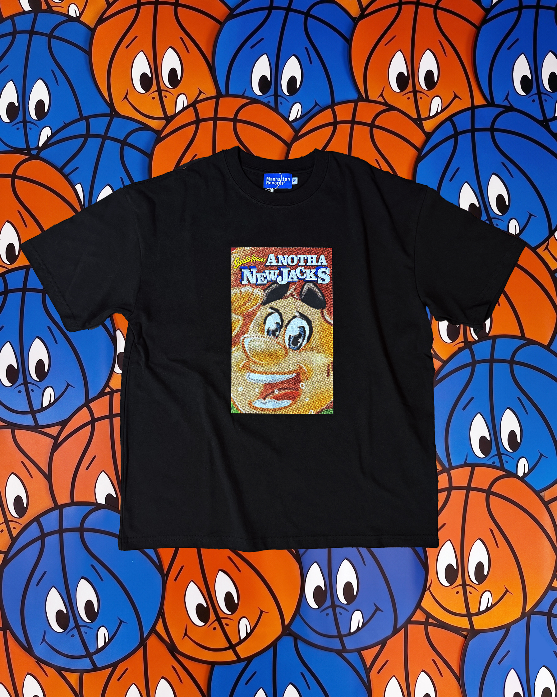 MR x Santa x Balansa Side A Tee - Black