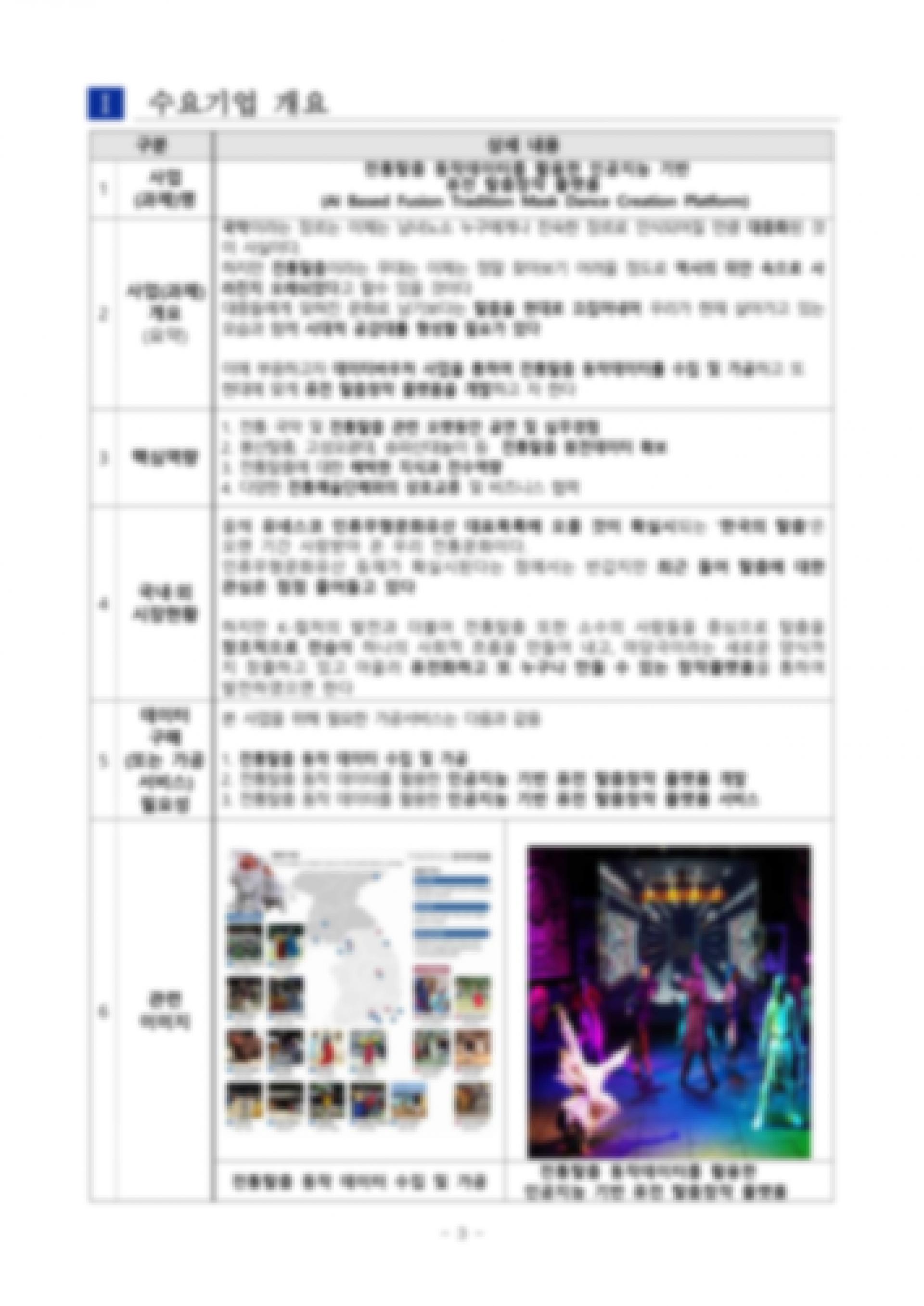 🌟6,000만원 지원🌟 동작데이터 활용 인공지능 기반 창작 플랫폼
