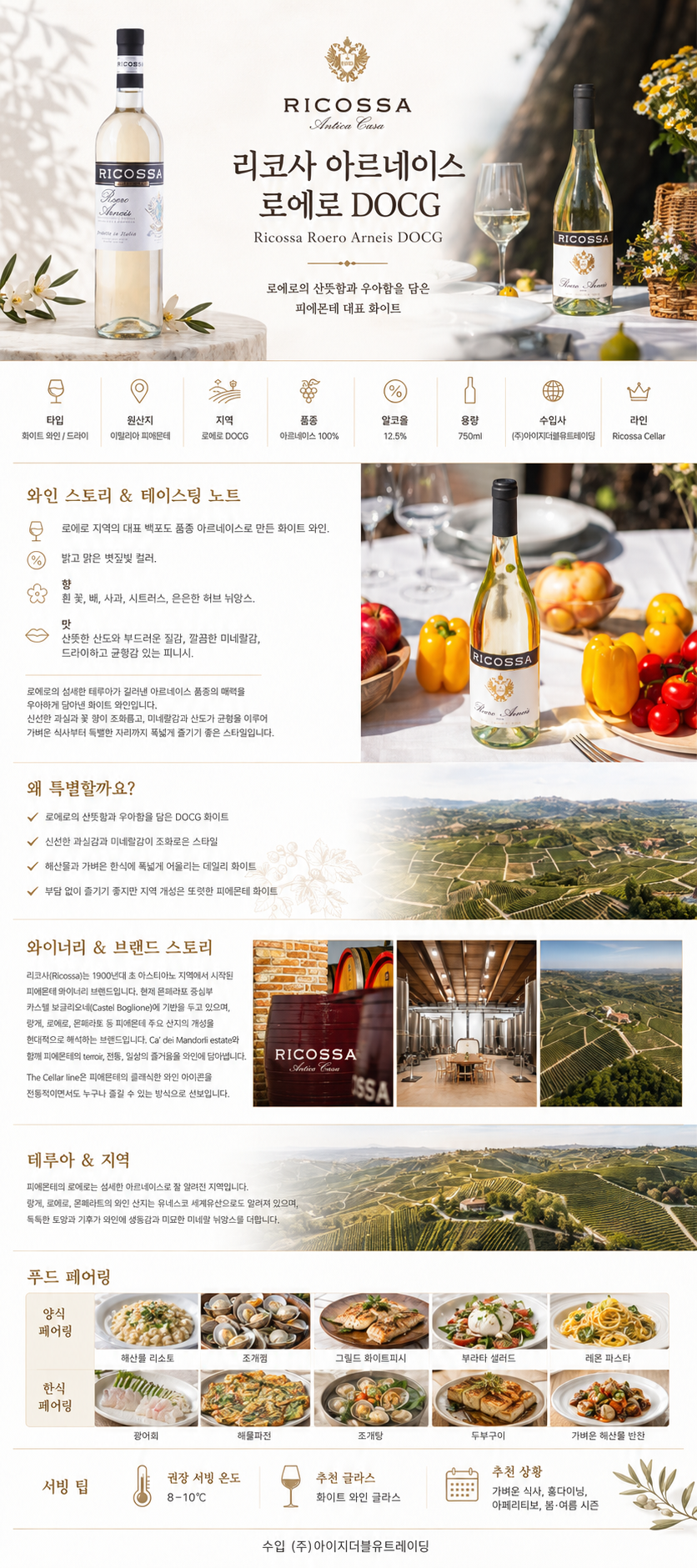 리코사 아르네이스 로에로 DOCG