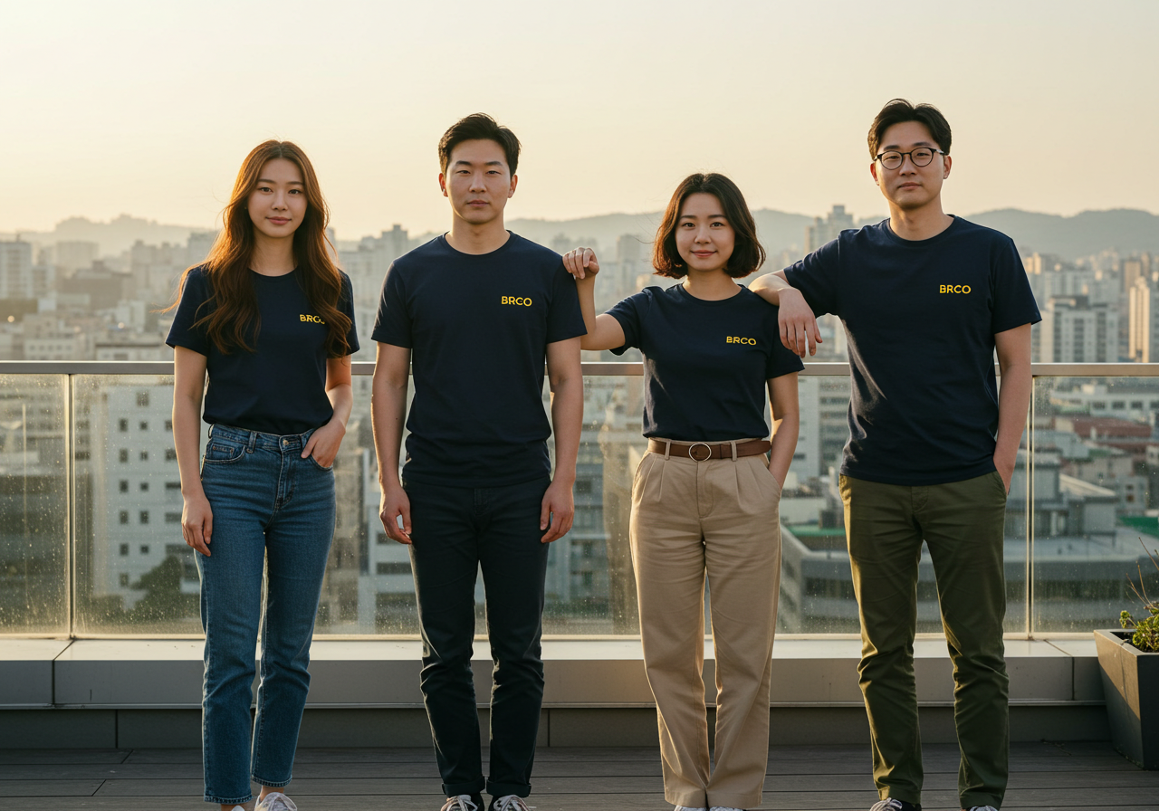 단순화된 로고 디자인 예시