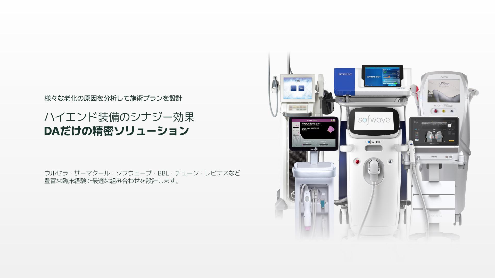 ハイエンド装備のシナジー効果DAだけの精密ソリューション