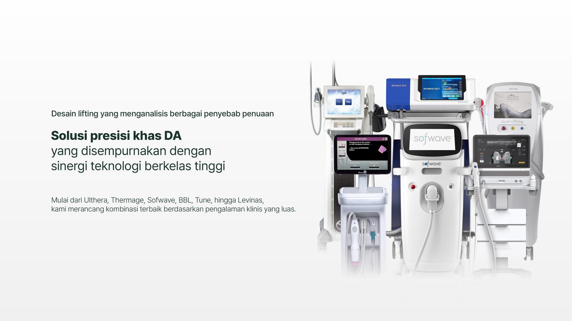 Solusi presisi khas DA yang disempurnakan dengan sinergi teknologi berkelas tinggi.