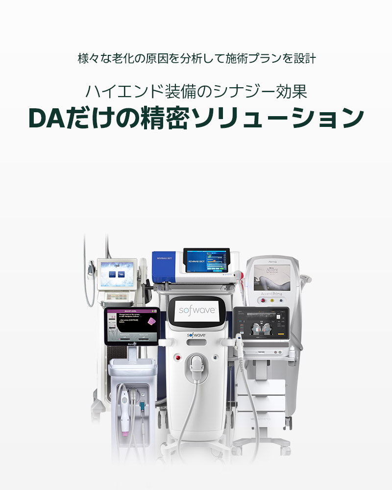 ハイエンド装備のシナジー効果DAだけの精密ソリューション