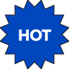 hot item badge