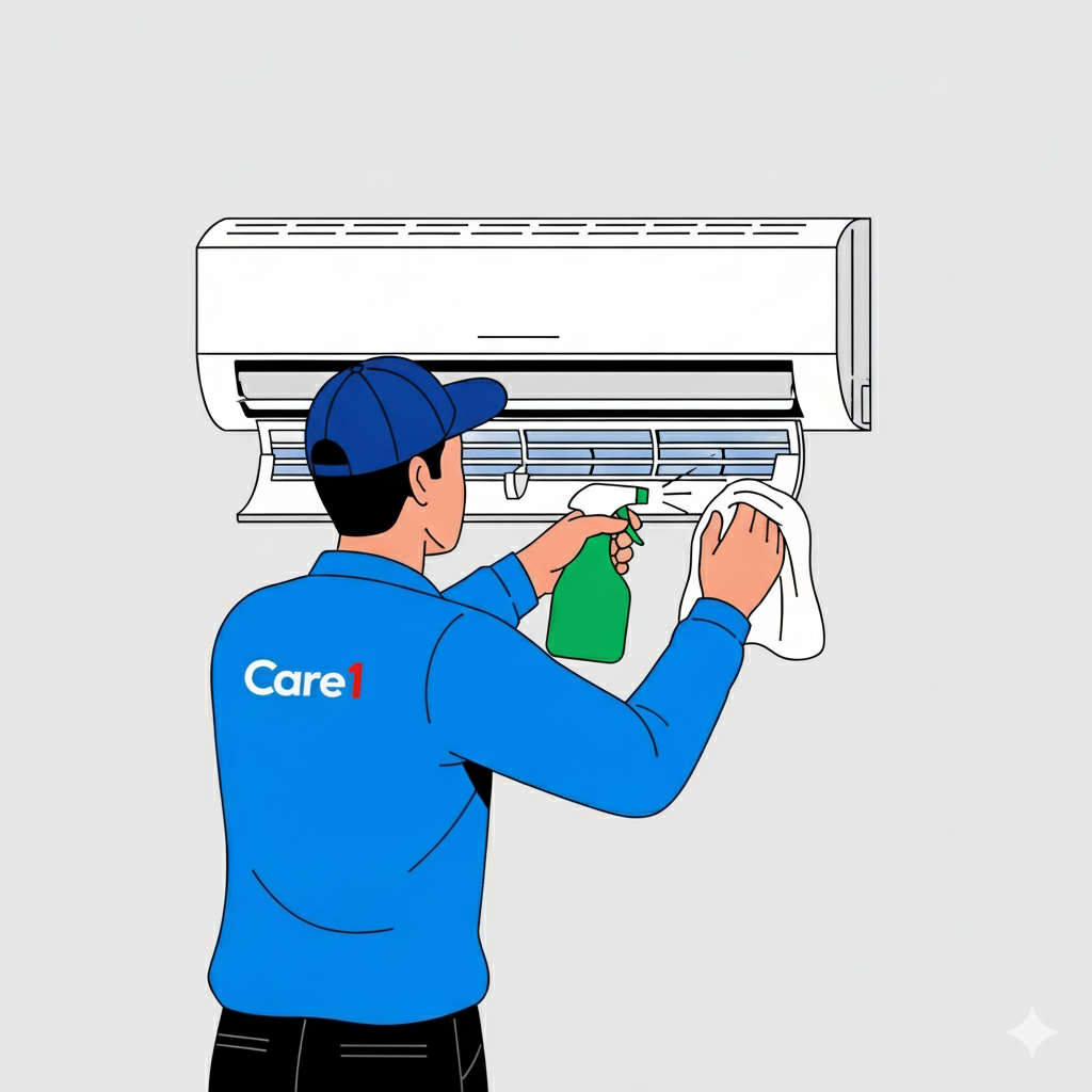 케어원 에어컨 필터 청소 에어컨 냄새 제거