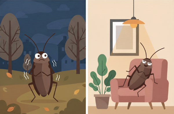 케어원 해충방제 가을 바퀴벌레 유입 원인과 서식지