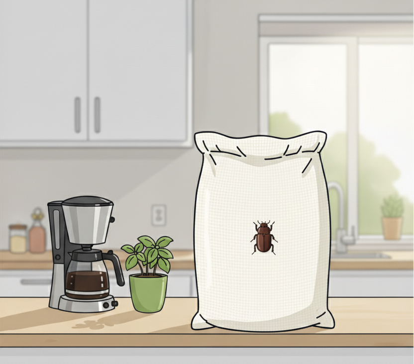 케어원 해충방제 주방 해충 권연벌레 쌀벌레와의 차이점