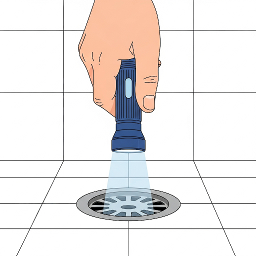 케어원 화장실 배수구 점검