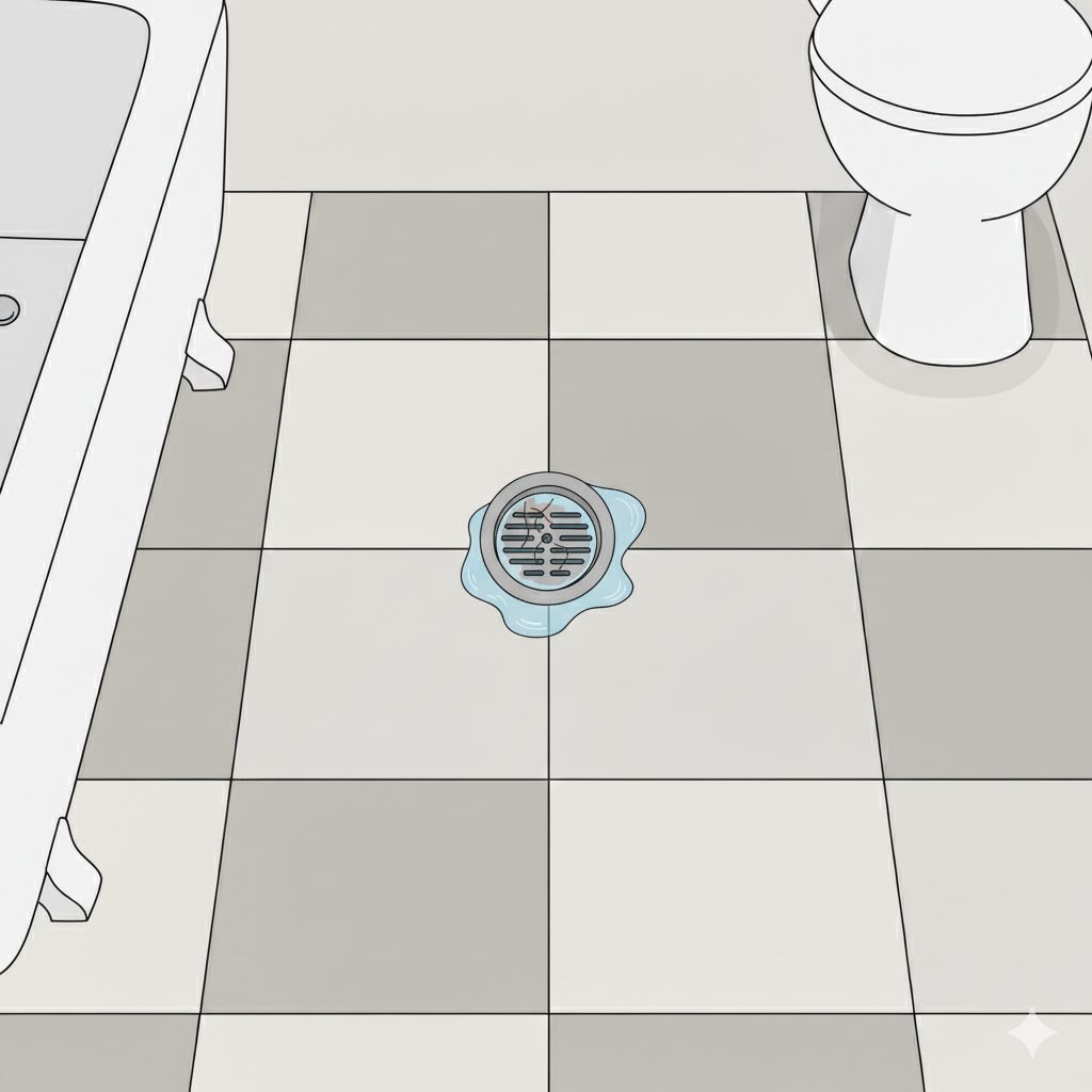 케어원 깔따구 원인 화장실 배수구에 고인 물