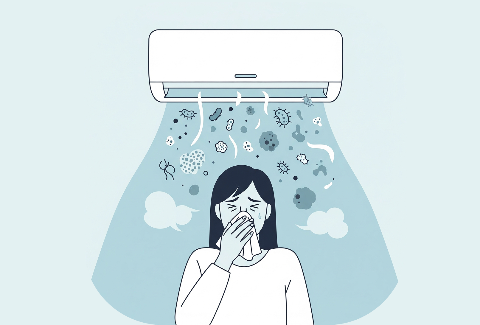 에어컨-곰팡이-내부청소-케어원