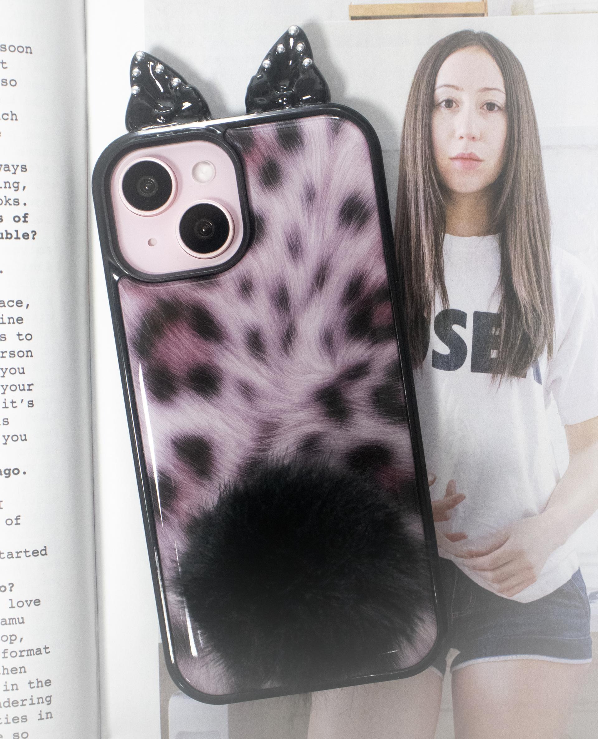 Naughty Kitty Case (Leopard)