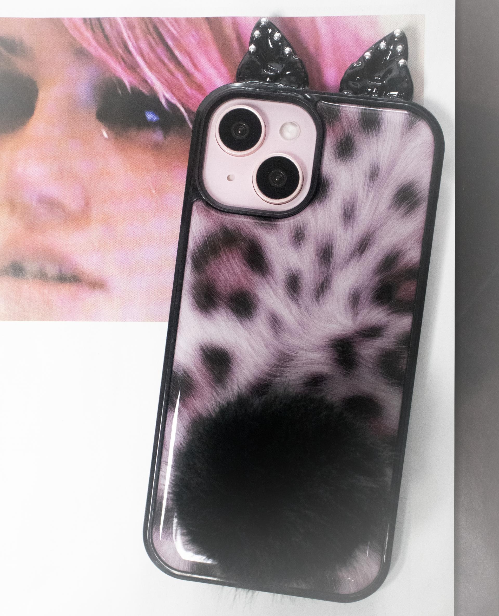 Naughty Kitty Case (Leopard)