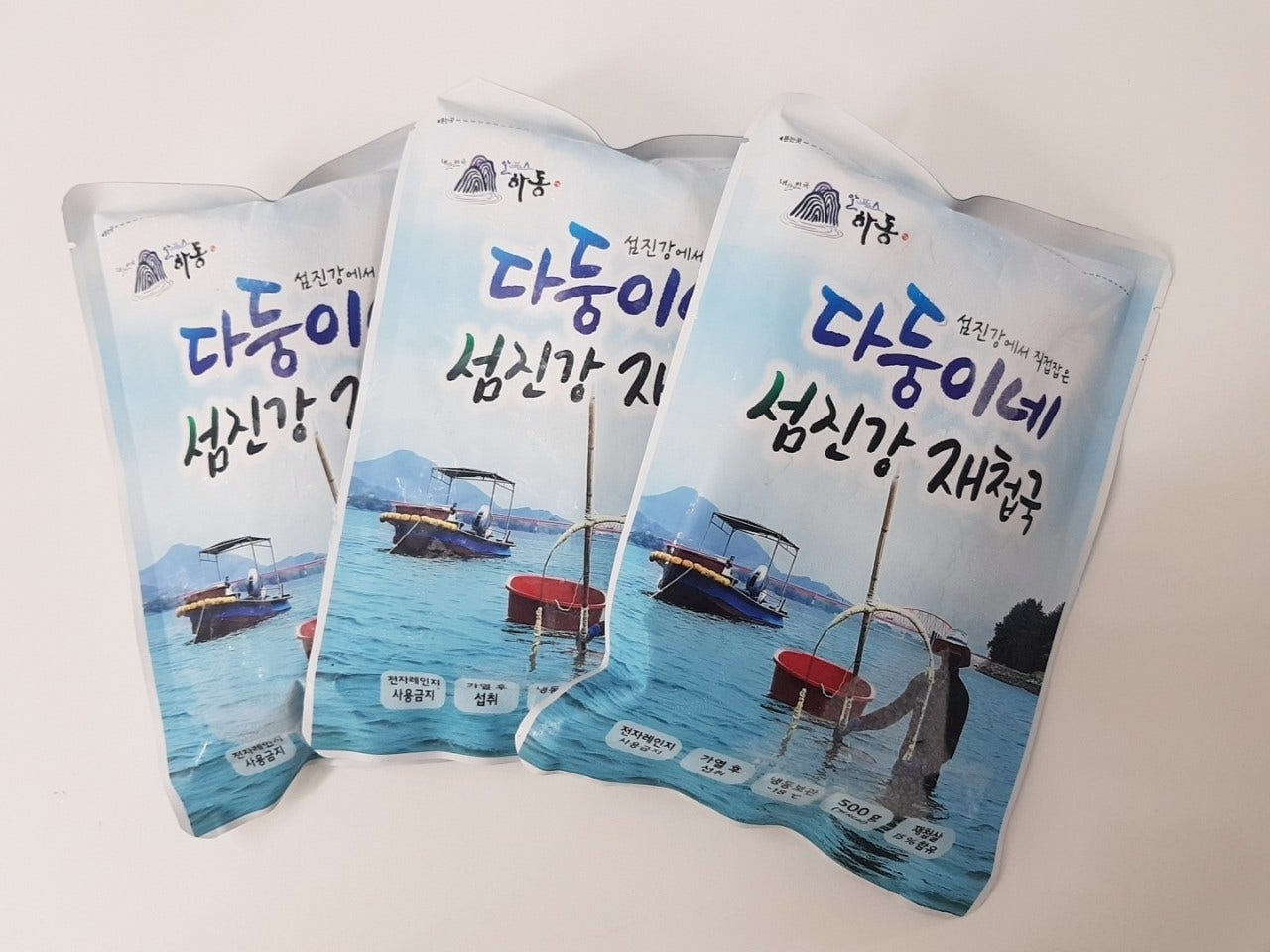100% 자연산 섬진강재첩국
