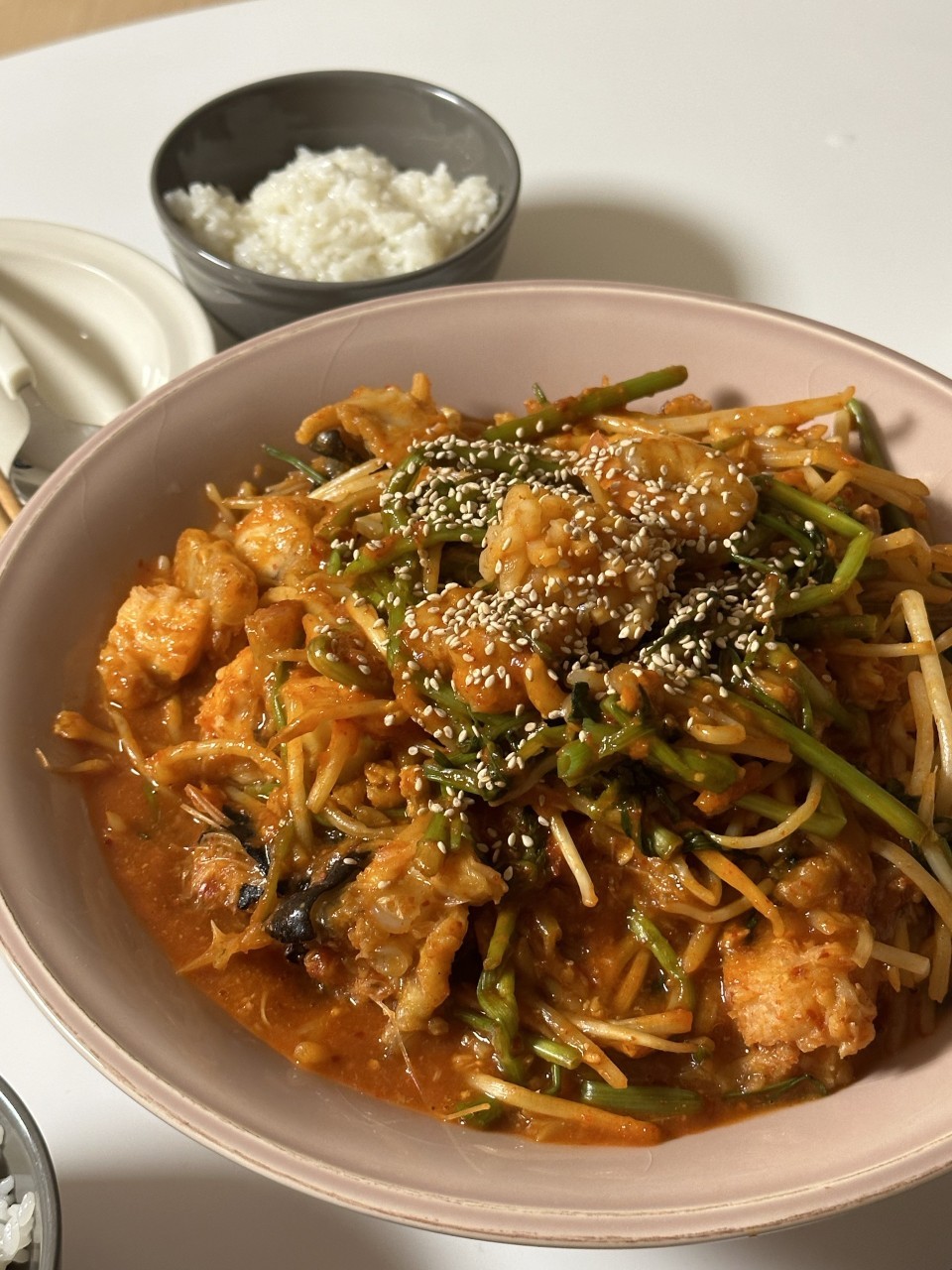 푸짐한 순살 아구찜 밀키트