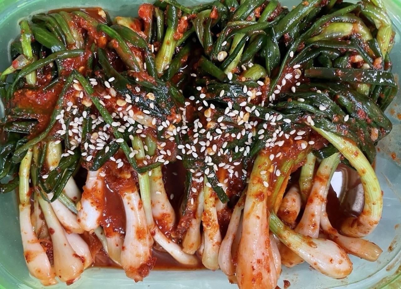 100% 국내산 쪽파김치 특가