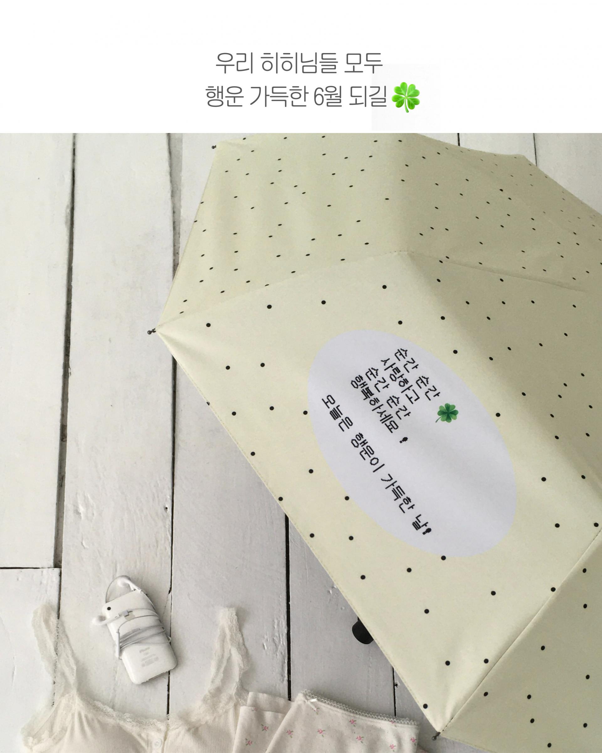 [바로배송] 순간순간 사랑하고 행복하세요 양우산 (레몬)