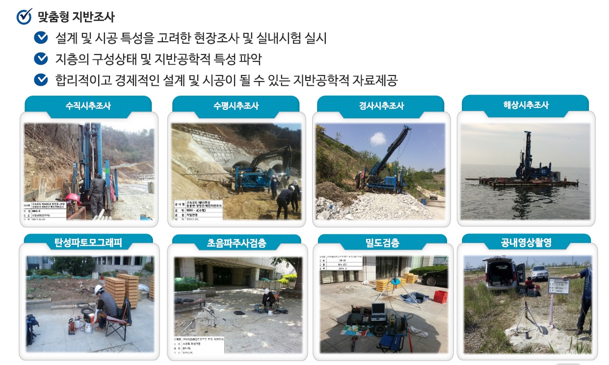 지반조사및물리탐사 대표 이미지