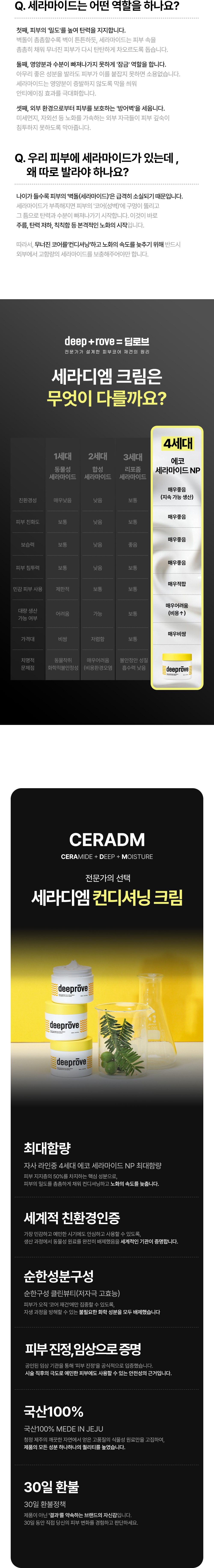 제누브 딥로브 세라디엠크림 4세대 에코 세라마이드 NP 60ml