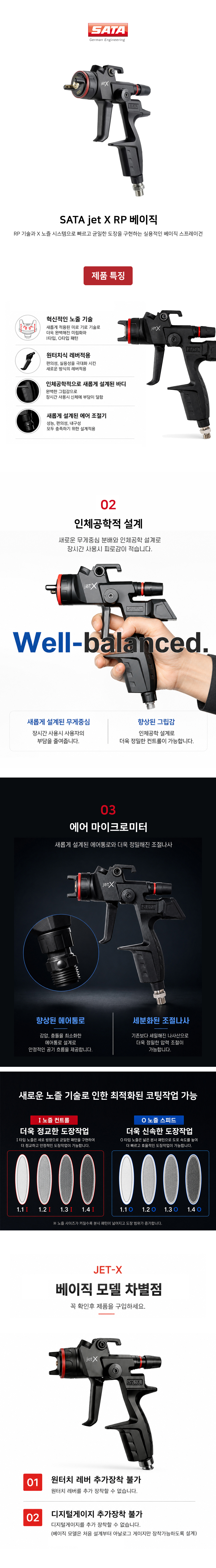 사타 SATA jet X RP 베이직
