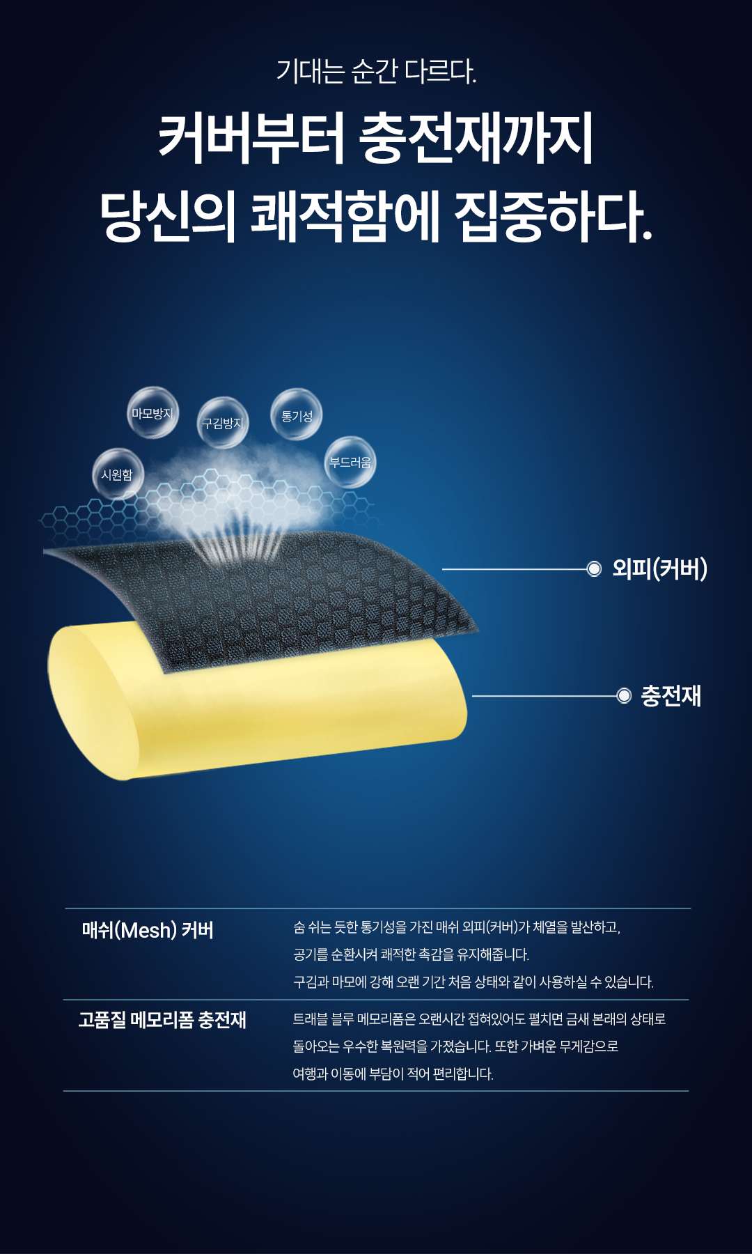 DREAMER MEMORY FOAM PILLOW