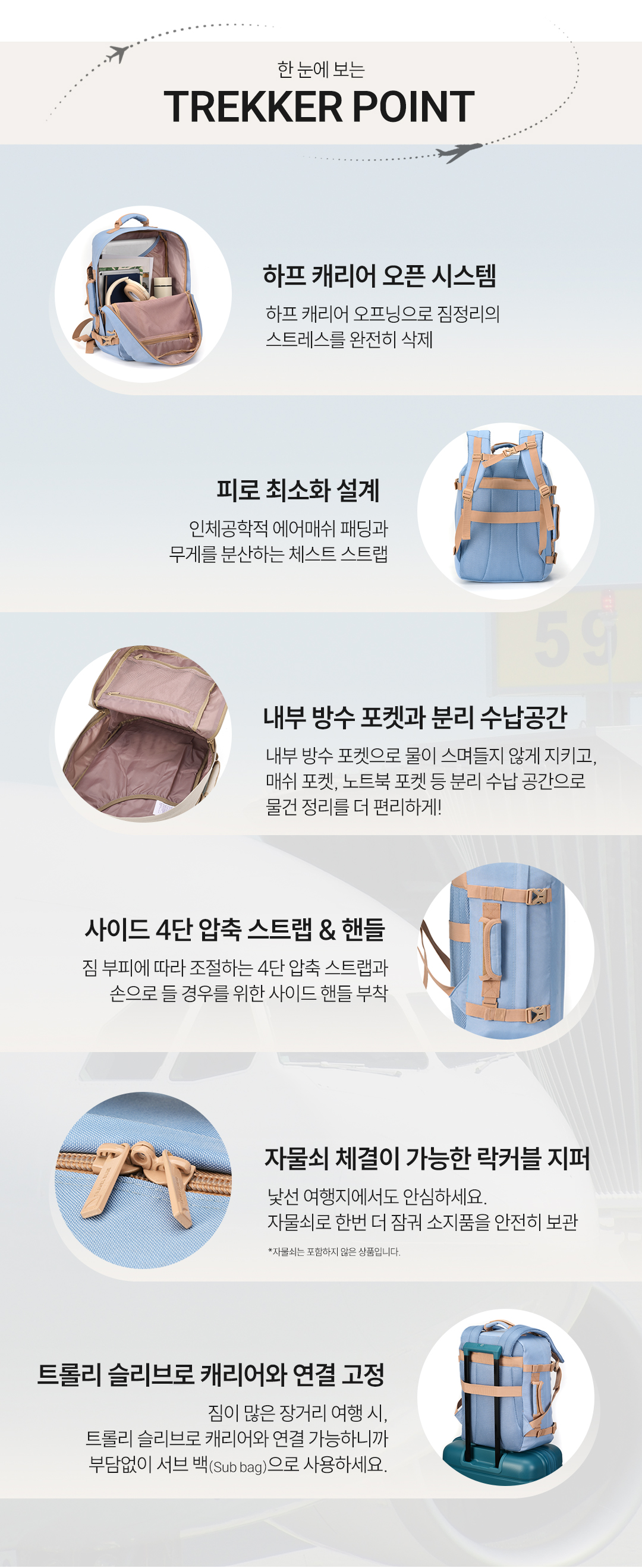 TREKKER LITE TRAVEL BACKPACK