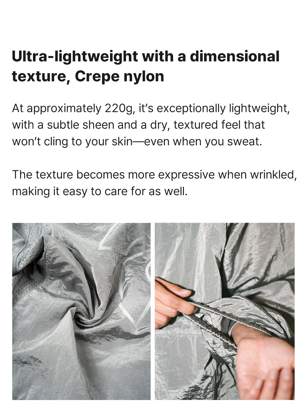 WINDBREAKER (CREPE)