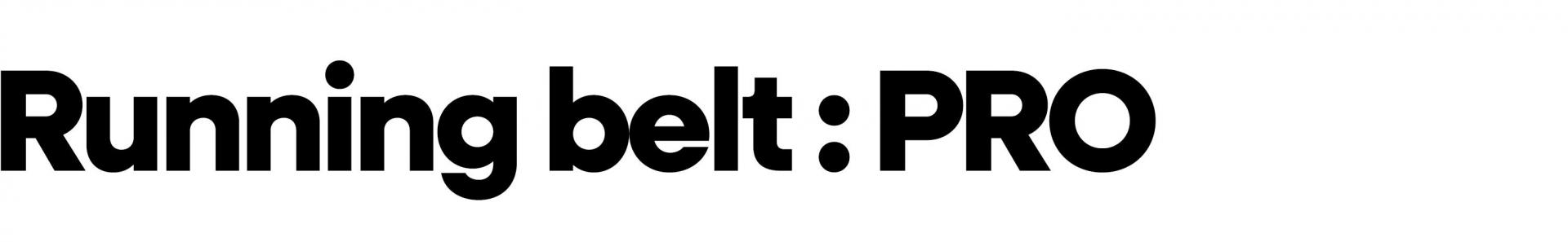 RUNNING BELT (PRO)