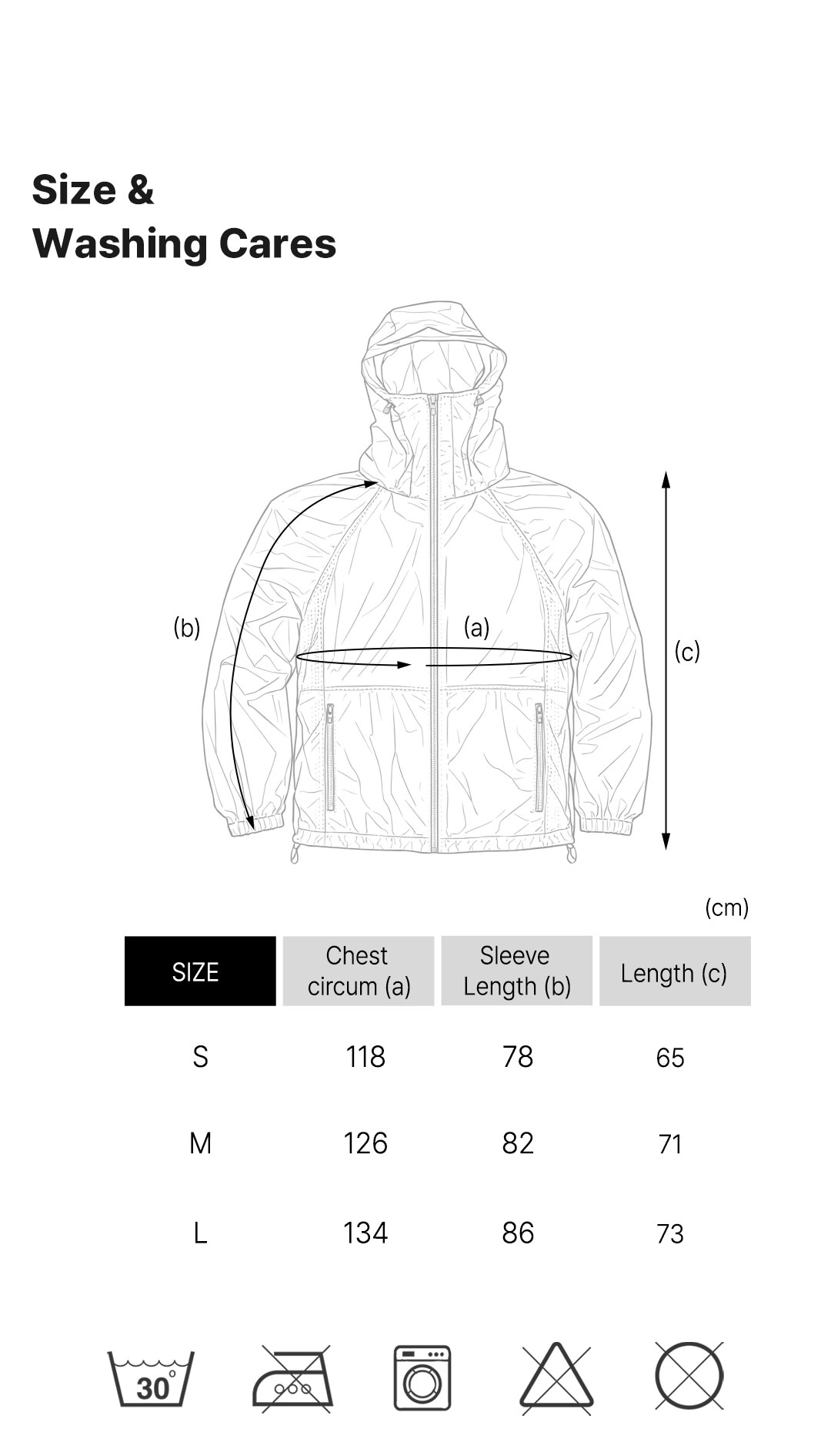 WINDBREAKER (CREPE)