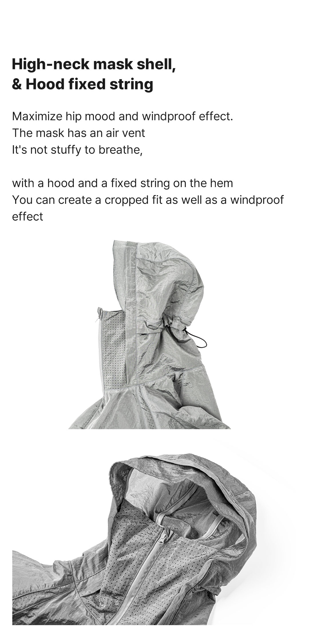 WINDBREAKER (CREPE)