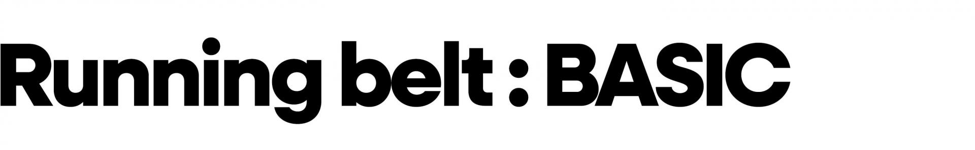 RUNNING BELT (BASIC)