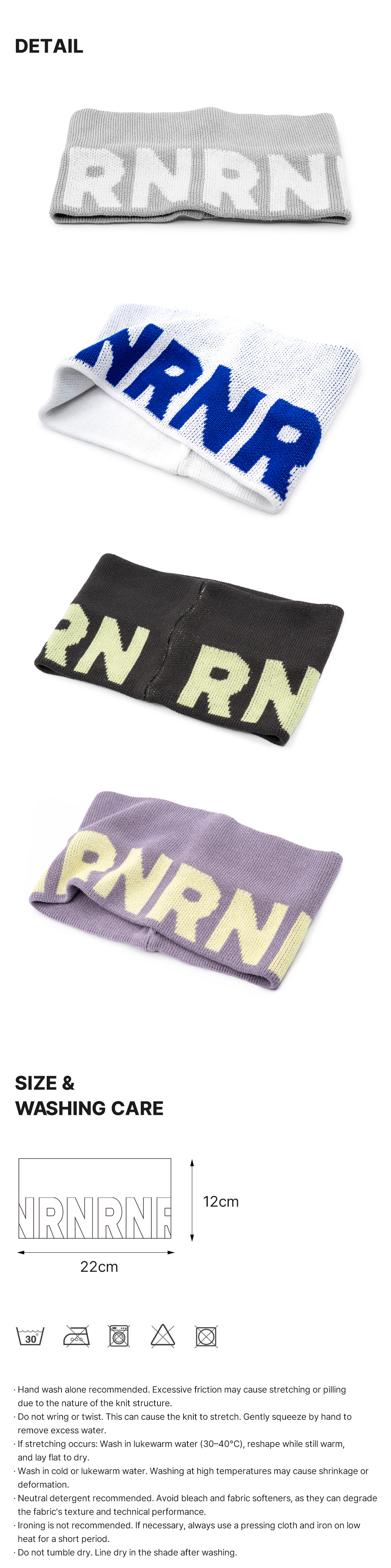 KNIT HEADBAND (ICE)
