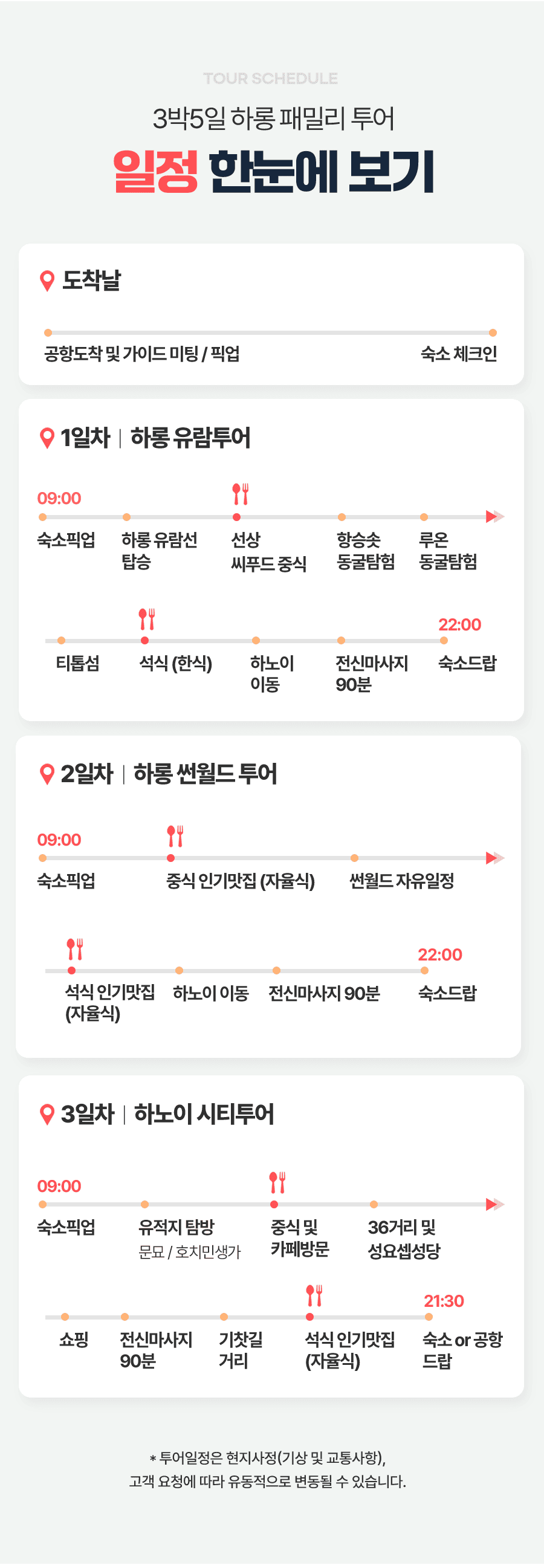 [3박5일] 하롱베이 패밀리 투어