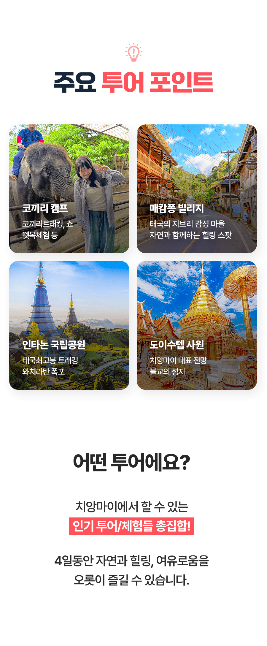[4박6일] 치앙마이 베스트 투어