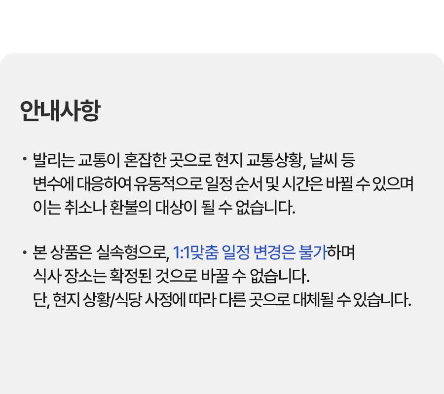 [1일] 발리 누사페니다 호핑투어(실속형)