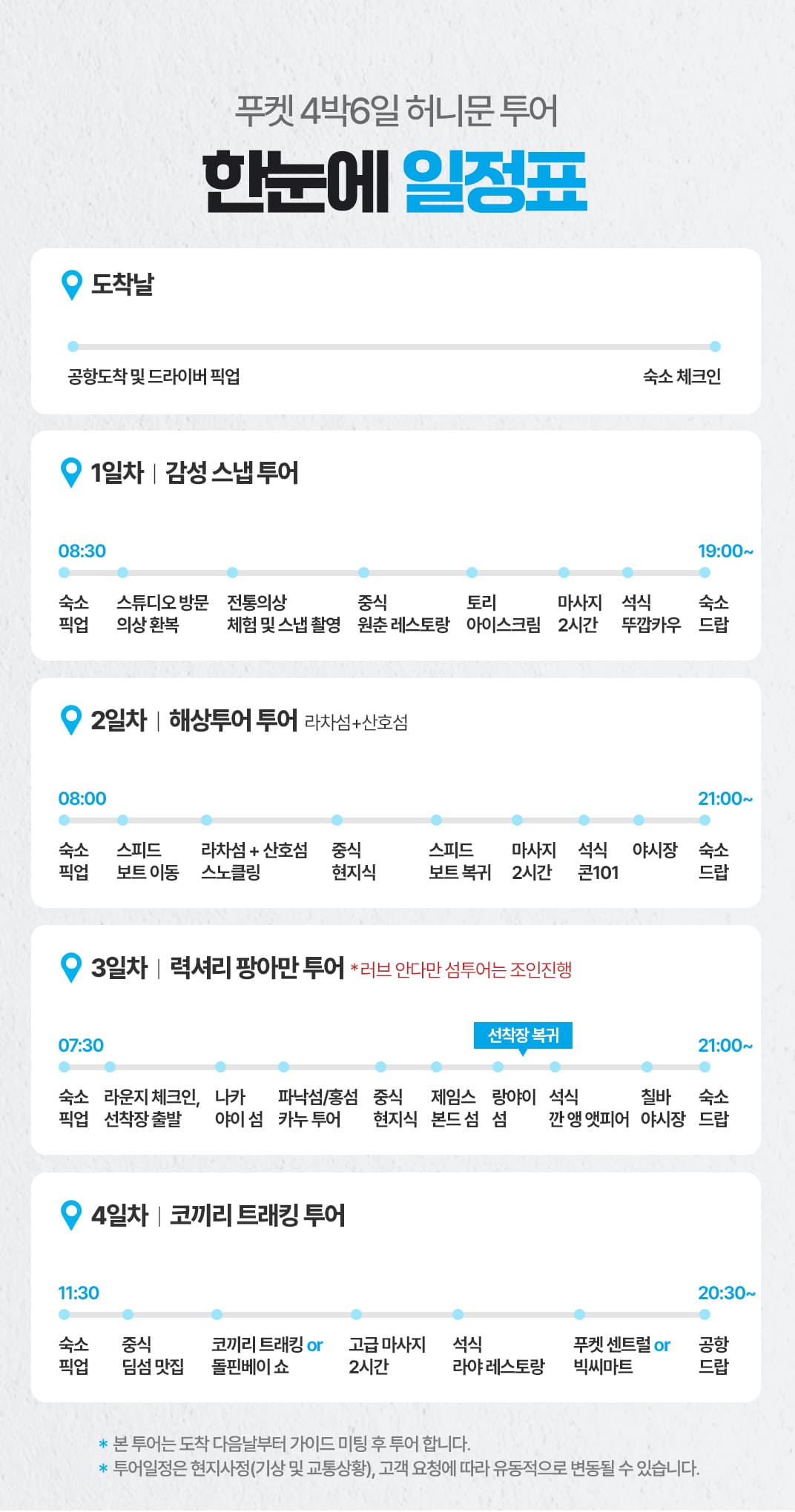 [4박6일] 푸켓 히든스팟 투어